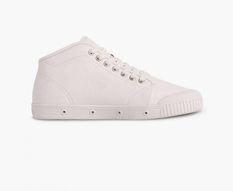 Basket Spring Court B2 Sheepskin Blanche Homme | WTU-05608437